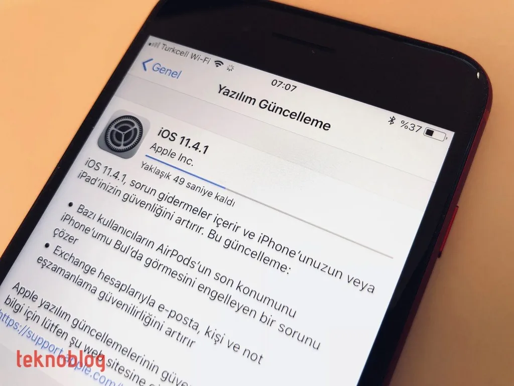 iOS 11.4.1 yayınlandı, güvenlik tarafında önemli bir yenilik geldi