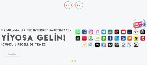 Lifecell’den uygulama seçimli tarifeler geldi