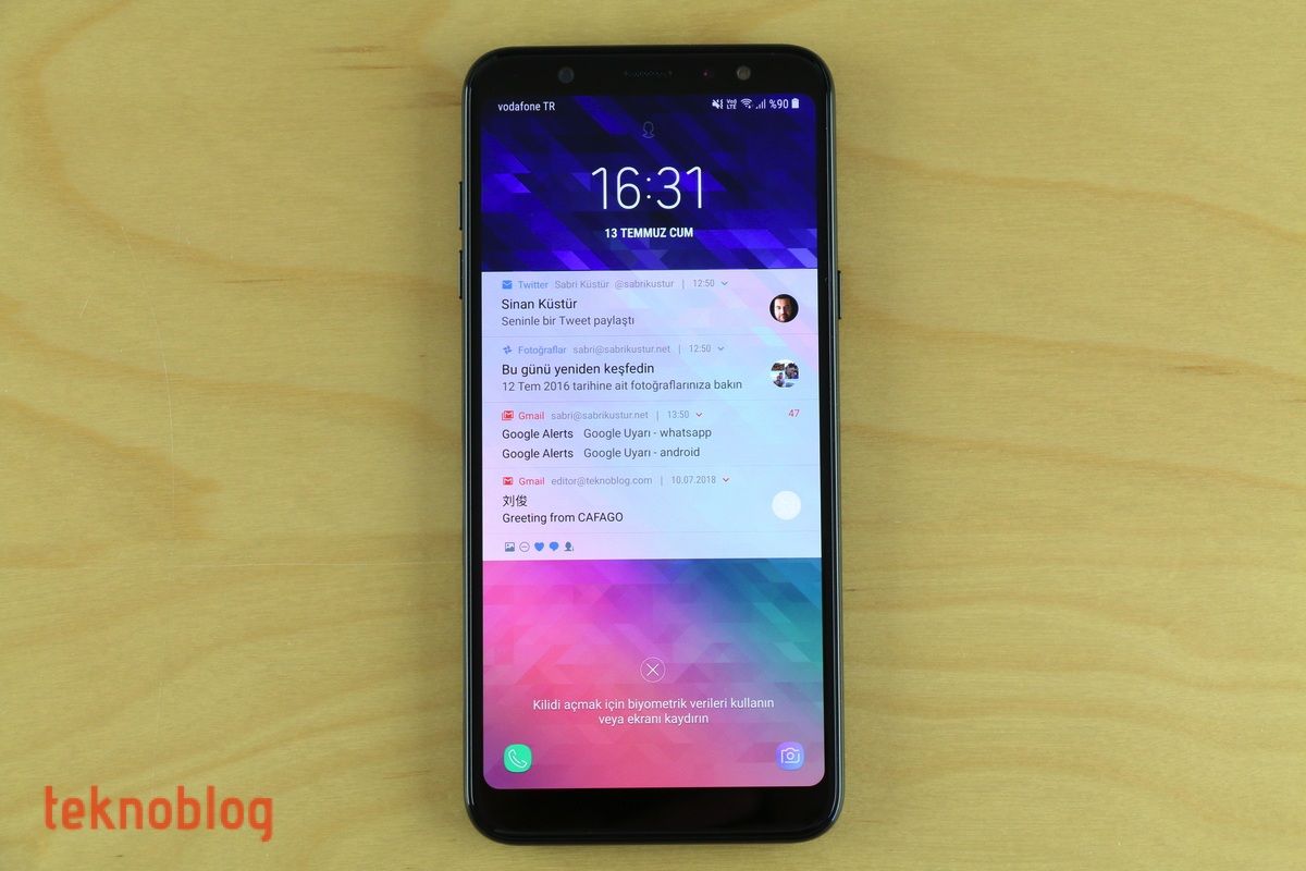 Samsung Galaxy A6+ İncelemesi