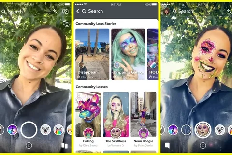 Snapchat Lens Explorer ile farklı filtreleri bulmak kolaylaşıyor