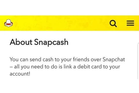 Snapchat para transferi servisinin fişini çekiyor