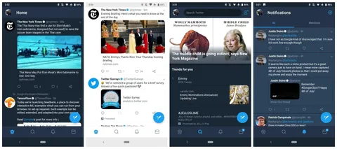 Twitter Android uygulamasına navigasyon çubuğu ekliyor