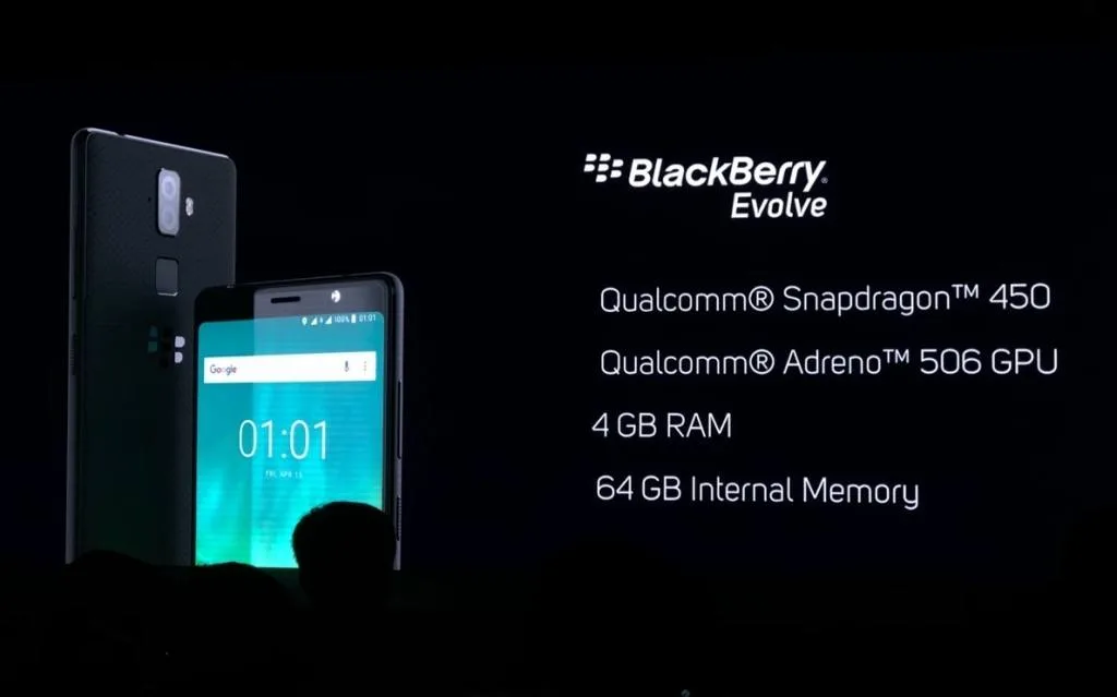 BlackBerry Evolve ve Evolve X Android telefonlarını Hindistan’da tanıttı