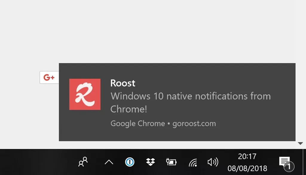 Chrome Windows 10 bildirimlerini artık destekliyor
