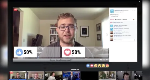 Facebook Vidpresso ile canlı yayınları daha interaktif hâle getirecek