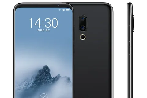 Meizu 16s taslağı ekrana entegre parmak izi tarayıcısını gösteriyor