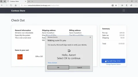 Microsoft Edge biyometrik çözümlerle şifrelerden kurtulmanın önünü açıyor