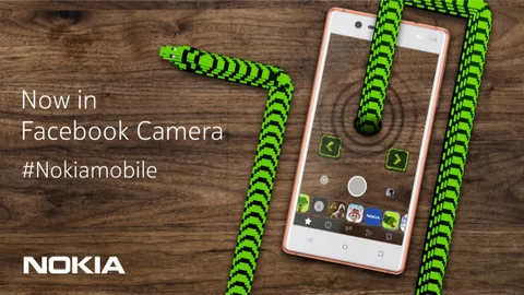Nokia Yılan efsanesi Facebook AR kamera platformunda yaşıyor