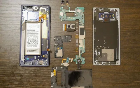 Samsung Galaxy Note 9 parçalarına ayrıldı, Note 8 ile farkları ortaya çıktı
