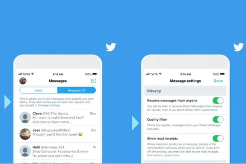 Twitter Direkt Mesaj isteklerini filtrelemeyi kolaylaştırıyor