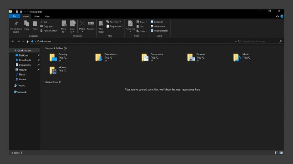 windows 10 koyu renk tema