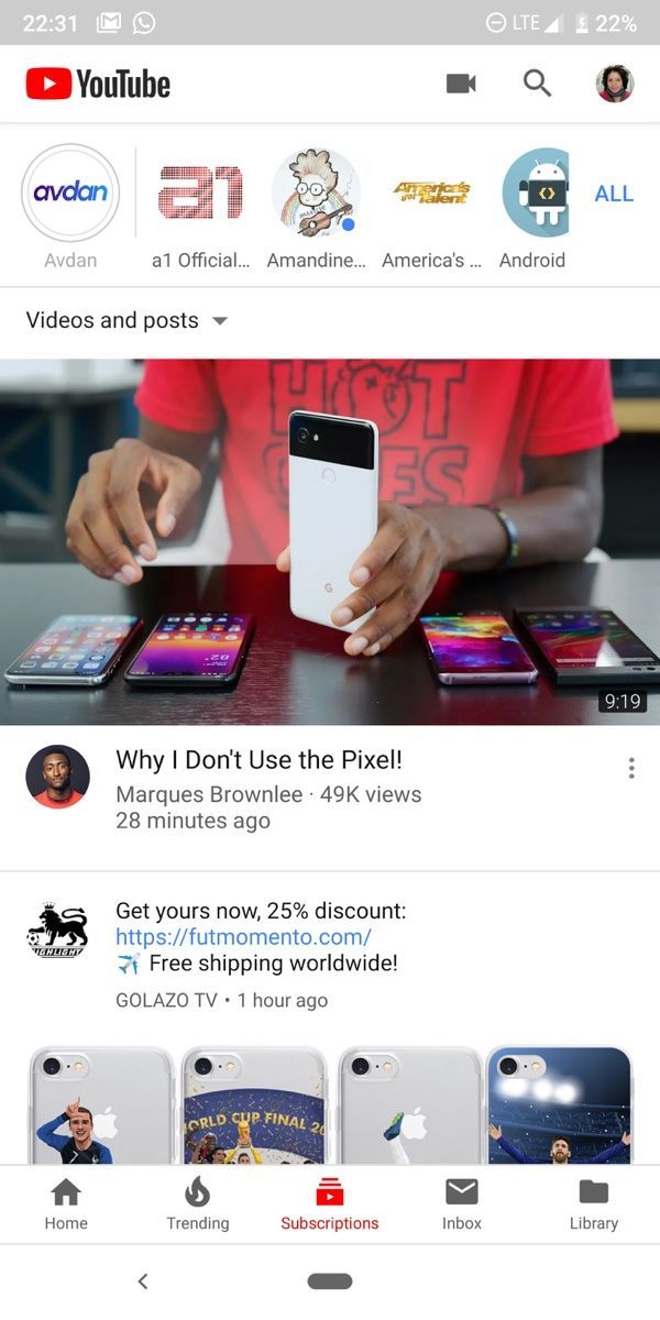 YouTube hikaye özelliğini mobil uygulamalarında test ediyor