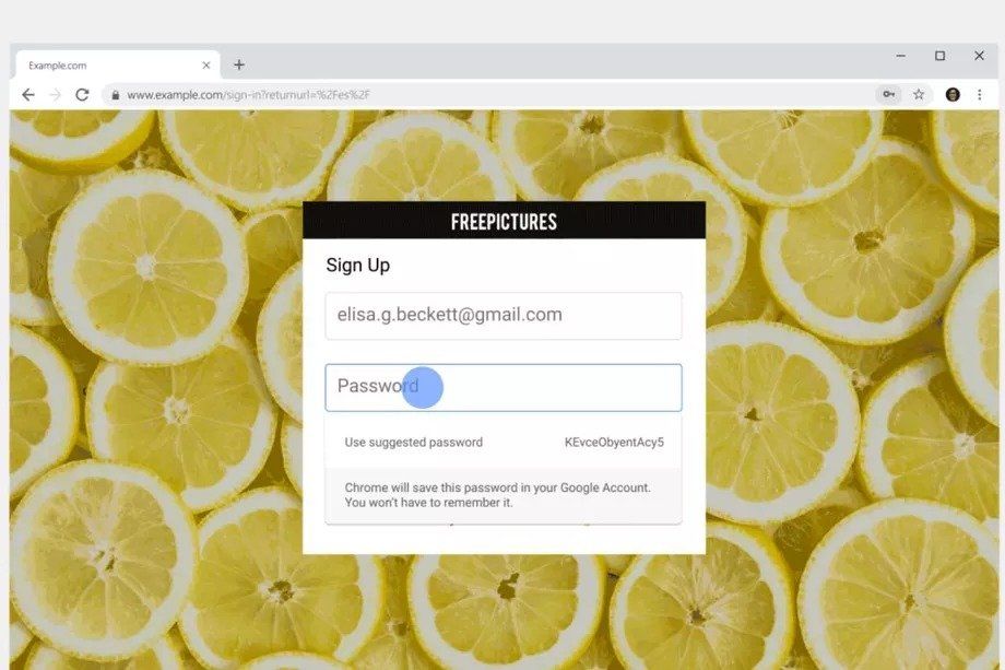 chrome 69 şifre yöneticisi
