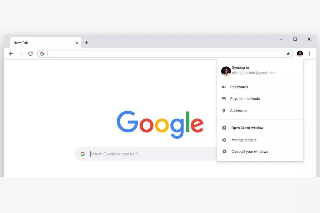 chrome yeni tasarım