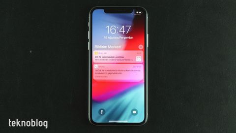 ios 12 bildirimler kilit ekranı üzerinden nasıl düzenlenir