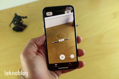 ios 12 ölçüm uygulaması