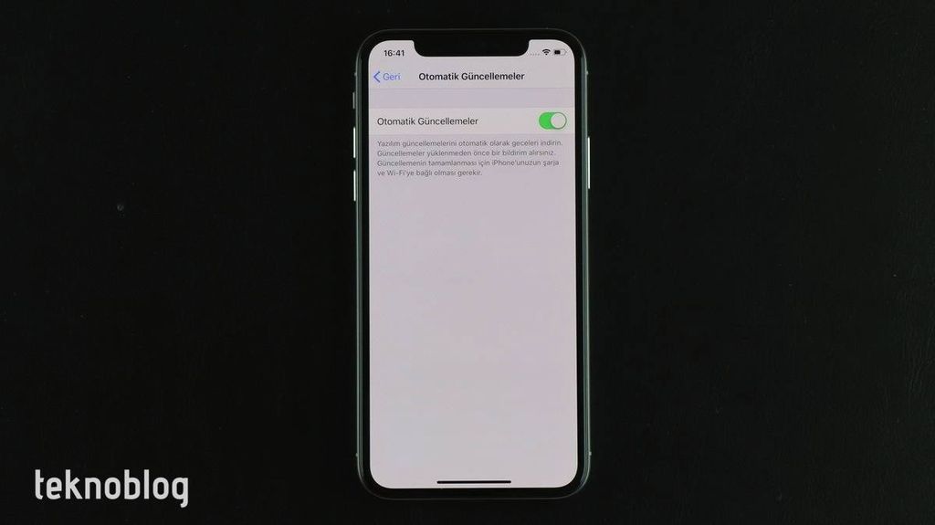 ios 12 otomatik güncellemeler nasıl açılır