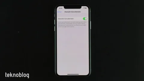 iOS 12: Otomatik Güncellemeler nasıl açılır?