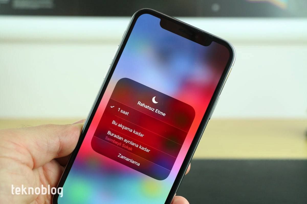 ios 12 rahatsız etme