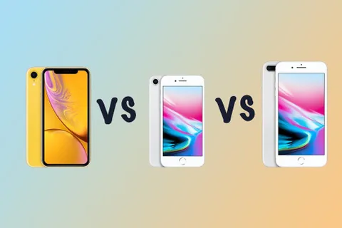 iPhone XR, iPhone 8 ve iPhone 8 Plus karşı karşıya