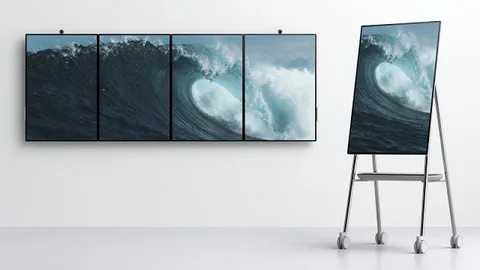 Microsoft Surface Hub 2 ve dönen ekranını sergiledi