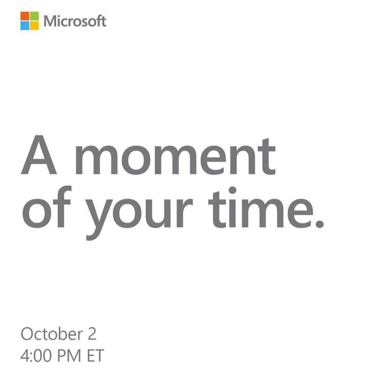 Microsoft 2 Ekim’de Surface etkinliği düzenliyor