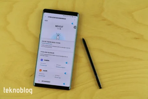 Galaxy Note 10’un S Pen’i kameralı mı olacak?