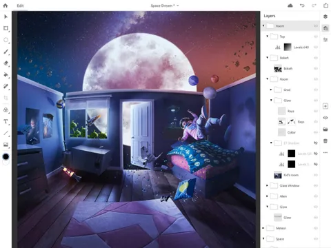 Photoshop CC iPad uygulamasının beta testi için kayıtlar açıldı