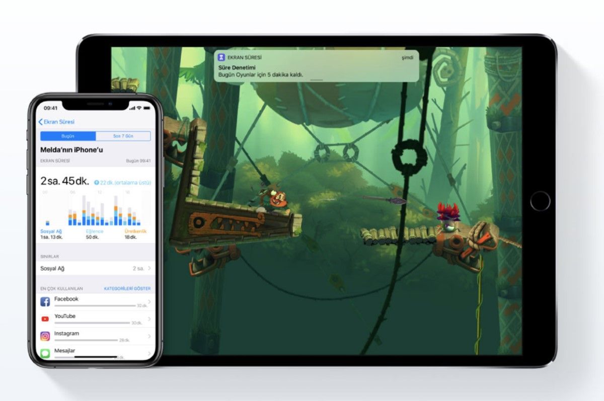 ios 12 ekran süresi