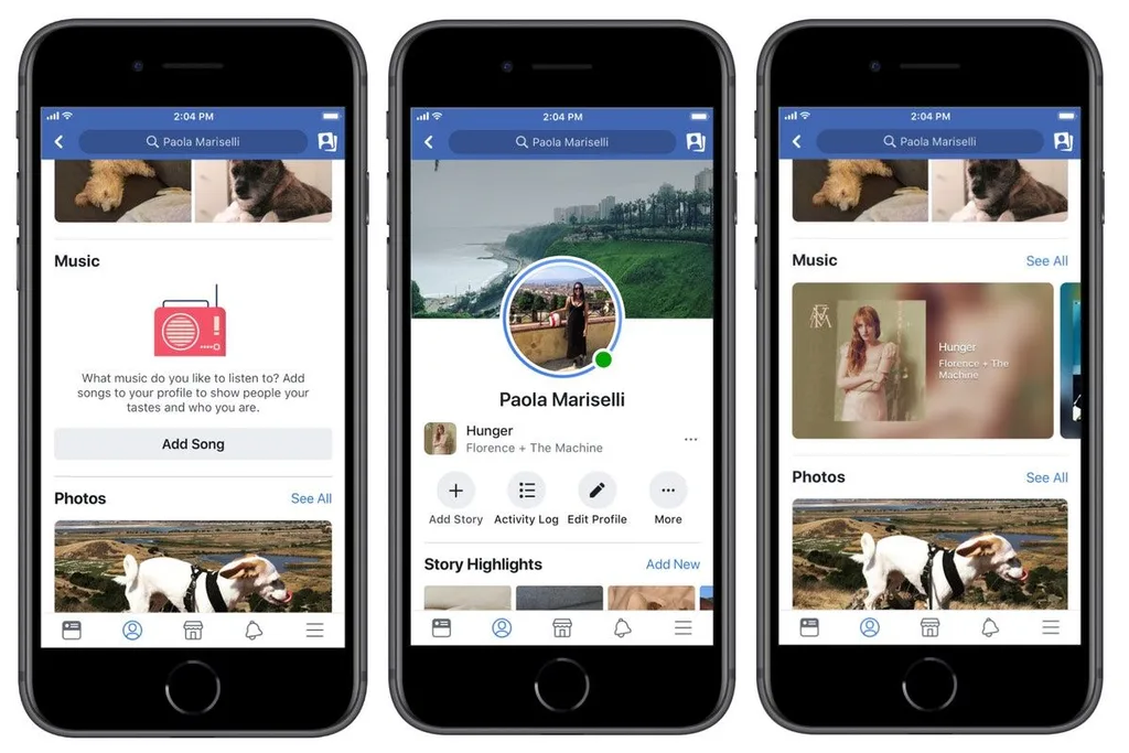 Facebook profillerine ve hikayelere müzik eklenebilecek