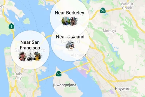 Facebook Snapchat etkisi taşıyan haritasıyla yakındaki kişileri gösterecek