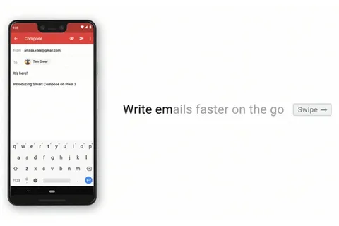 Gmail Akıllı Yazma özelliği Pixel 3 ile mobil cihazlara geliyor
