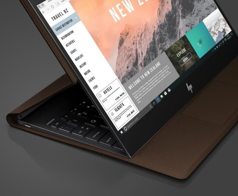 HP Spectre Folio deri kaplı gövdesiyle geliyor