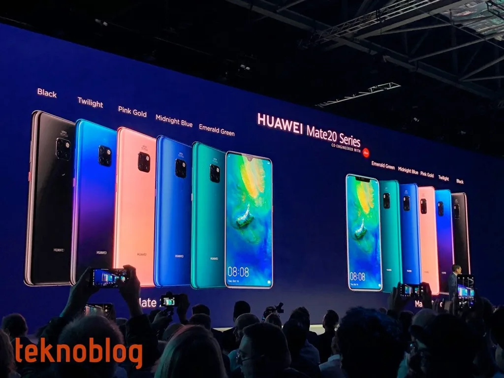 Huawei Mate 20 Pro ve Mate 20 resmen gözler önüne çıktı