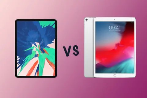 iPad Pro 11 ve iPad Pro 10.5 karşı karşıya
