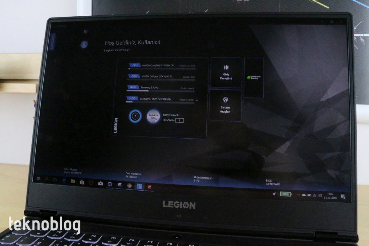 Lenovo Legion Y530 İncelemesi