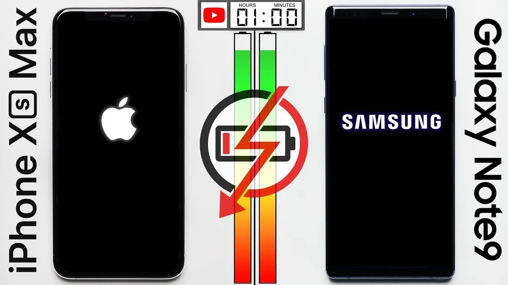 Galaxy Note 9 ve iPhone Xs Max pil testinde karşı karşıya – Video