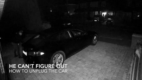 Tesla Model S hırsızlığı saniye saniye kaydedildi – Video