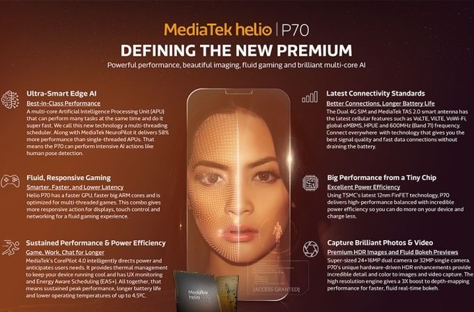 mediatek helio p70