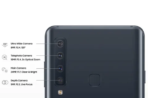 Galaxy A9s sızıntısı dört arka kameranın detaylarını gösteriyor