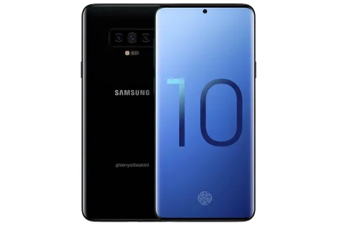 Galaxy S10 taslağı ekrana entegre kamerayı gösteriyor