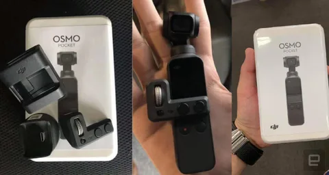 DJI Osmo Pocket kamera tanıtım öncesinde internete sızdı
