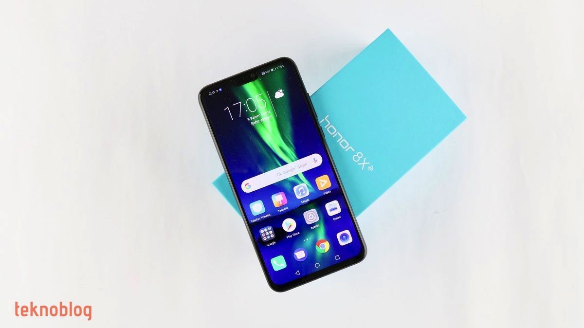 honor 8x kutu açılımı