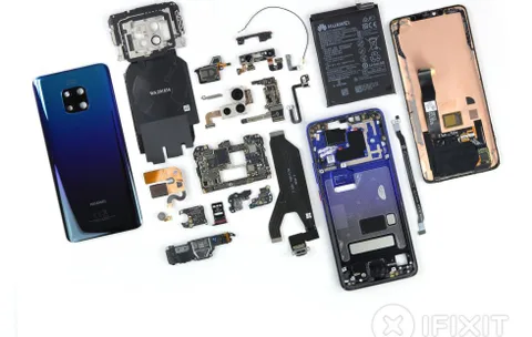 Huawei Mate 20 Pro iFixit tarafından parçalarına ayrıldı