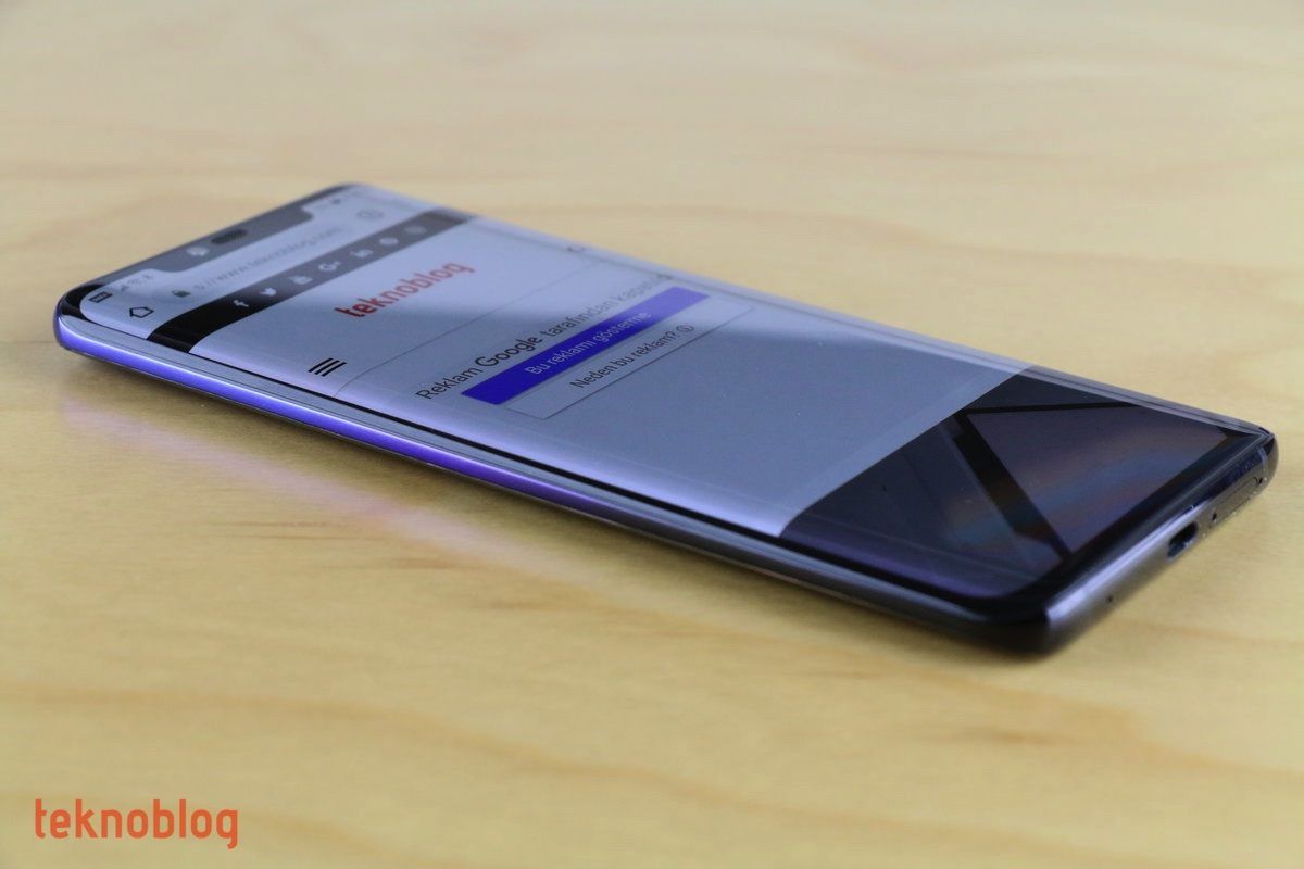 huawei mate 30 pro kavisli ekran