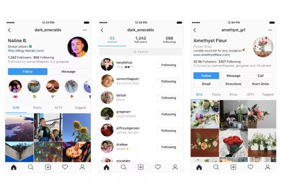 instagram yeni profil sayfası