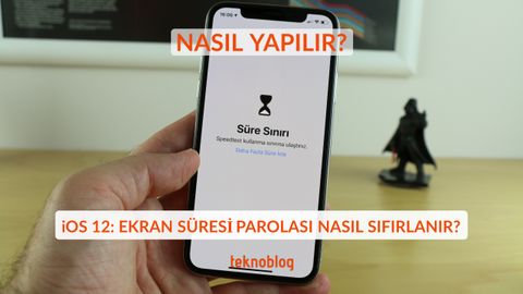 ios 12 ekran süresi parolası sıfırlama