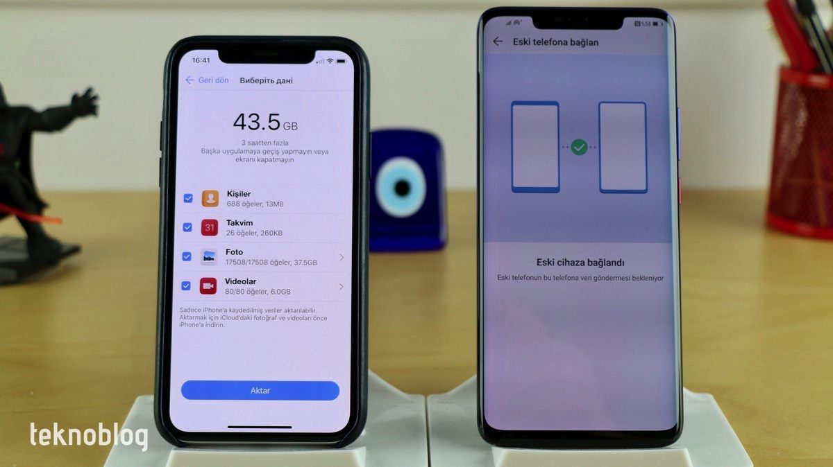 iphone android telefon veri taşıma