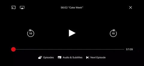 Netflix iOS uygulamasına YouTube’dakine benzer kontroller eklendi