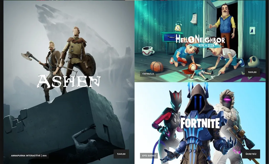Epic Games dijital oyun mağazasını faaliyete geçirdi